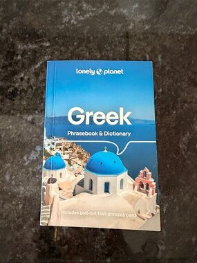 Lonely Planet Greek Phrasebook & Dictionary - Blue Cover